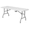 Vouwtafel Wit HDPE 244 x 75 x 74 cm