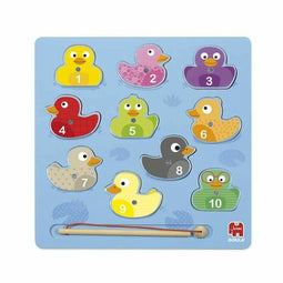 Puzzel Goula Magnetic Puzzle Ducks 59453 Magnetisch Eend