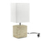Bureaulamp Keramisch (11 x 30 x 13 cm) Kleur Bruin