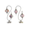 Bureaulamp DKD Home Decor Multicolour Metaal Kristal 50 W 220 V 35 x 18 x 63 cm (2 Stuks)