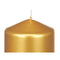 Kaars Gouden 7 x 13 x 7 cm (24 Stuks)