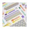Fluorescerende Markeerstift Set Milan Sway Multicolour Taart 4 Onderdelen