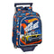 Schoolrugzak met Wielen Hot Wheels Speed club Oranje (27 x 33 x 10 cm)