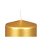 Kaars Gouden 9 x 20 x 9 cm (8 Stuks)