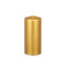 Kaars Gouden 9 x 20 x 9 cm (8 Stuks)