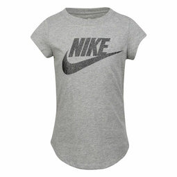T-Shirt met Korte Mouwen voor kinderen Nike Futura SS Grijs Maat 7 Jaar