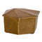 Multi-functionele Kist Gouden Aluminium 19 x 19 x 10 cm