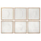 Schilderij DKD Home Decor Schelpen 50 x 2 x 50 cm Mediterrane (6 Onderdelen)