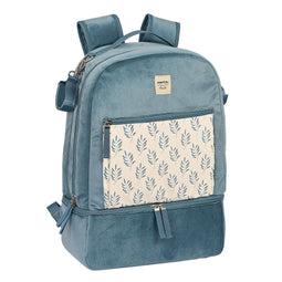 Backpack Accessories Baby Safta Mum Leaves Turkoois (30 x 43 x 15 cm)