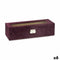 Watch Box Metaal Fluweel (30,5 x 8,5 x 11,5 cm) (6 Stuks)