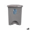 Pedaalemmer Grijs Plastic 10 L (8 Stuks)
