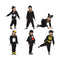 Kostuums voor Baby's My Other Me Quick 'n' fun Zwart (3 Onderdelen) Maat 3-4 Jaar