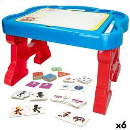 Multi-spel tafel Spidey (6 Stuks)