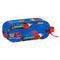 Pennenetui met 2 vakken Cars Race ready Blauw 21 x 8 x 6 cm