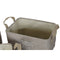 Basket spelset DKD Home Decor Beige Grijs Lichtbruin 40 x 30 x 24 cm Polyester Hout 3 Onderdelen...