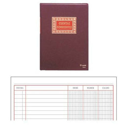 Rekeningenboek DOHE 09908 Bordeaux A4 100 Lakens