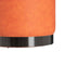 Poef Donkerrood Synthetisch Leer 38 x 38 x 42 cm DMF