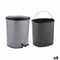 Pedaalemmer Donker grijs Plastic 6 L (6 Stuks)