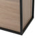Console Zwart Natuurlijk Ijzer Hout MDF 122,5 x 22,5 x 75 cm