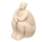 Decoratieve figuren Beige Dolomite 18 x 30 x 19 cm (4 Stuks) Vrouw Zittend