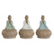 Decoratieve figuren Home ESPRIT Wit Groen Turkoois Orientaals 11 x 11 x 15 cm (3 Stuks)