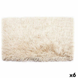 Tapijt Crème Katoen Polyester 50 x 2 x 80 cm (6 Stuks)