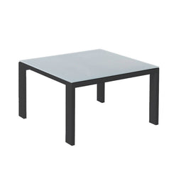 Hoofdtafel Thais 70 x 70 x 41 cm Grafiet Aluminium
