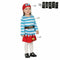 Kostuums voor Baby's Th3 Party Multicolour Piraten (3 Onderdelen) Maat 0-6 Maanden