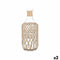 Fles Decoratief Transparant Natuurlijk Glas Touw 19 x 48 cm (2 Stuks)