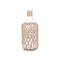 Fles Decoratief Transparant Natuurlijk Glas Touw 19 x 48 cm (2 Stuks)