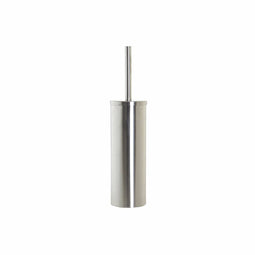 Toiletborstel DKD Home Decor 8424001815944 9 x 9 x 39 cm Zilverkleurig Staal