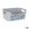 Veelzijdige mand Dem Lakens Met handvatten 25 x 17 x 10 cm (24 Stuks)