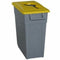 Recycling prullenbak Denox 65 L Geel (2 Stuks)