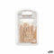 Klemmen Klein Bruin Hout (24 Stuks)
