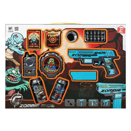 Pistool met pijltjes Zombie Shot Blauw (50 x 35 cm)