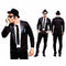 Kostuums voor Volwassenen My Other Me Pak Blues Maat S