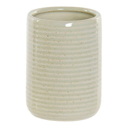 Tandenborstelhouder DKD Home Decor 7,5 x 7,5 x 10,5 cm Groen Keramiek