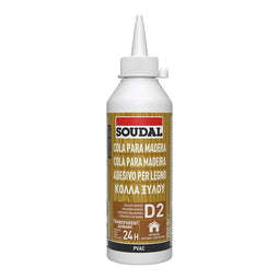 Secondenlijm Soudal 117834 Hout Wit 250 g