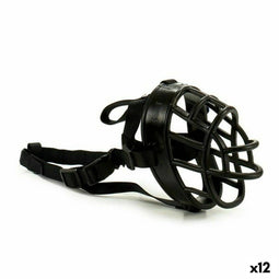 Muilkorf Zwart 6 x 7 x 8 cm (12 Stuks)