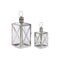 Lykta Home ESPRIT Zilverkleurig Kristal Staal Verchroomd 16 x 15 x 32 cm (2 Onderdelen)