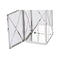 Lykta Home ESPRIT Zilverkleurig Kristal Staal Verchroomd 16 x 15 x 32 cm (2 Onderdelen)