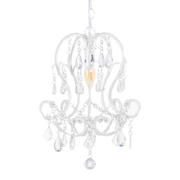 Plafondlamp 29,5 x 28 x 85 cm Metaal Wit Klassiek