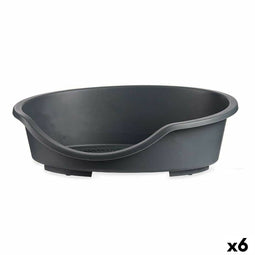 Hondenbed Antraciet Plastic 77 x 25 x 59 cm (6 Stuks)