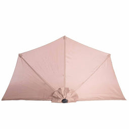 Parasoll 240 x 125 x 250 cm Taupe Aluminium