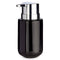 Zeepdispenser Zwart Zilverkleurig Metaal Keramisch 350 ml (6 Stuks)