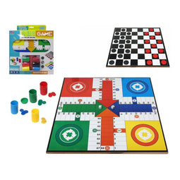 Parchis, schaken en dammen Spelbord 201305 (35 x 30 cm)