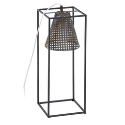 Vloerlamp Zwart Gouden Metaal 20 x 20 x 57 cm