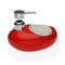 Zeepdispenser Rood Schuurspons Keramisch (16,5 x 16 x 10,5 cm)