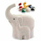 Spaarpot Olifant Keramisch Wit (8,3 x 14 x 12 cm) (12 Stuks)