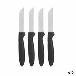 Schiller messenset Kinvara CN-KT172244B Zwart Zilverkleurig Roestvrij staal Polypropyleen 17,2 cm...